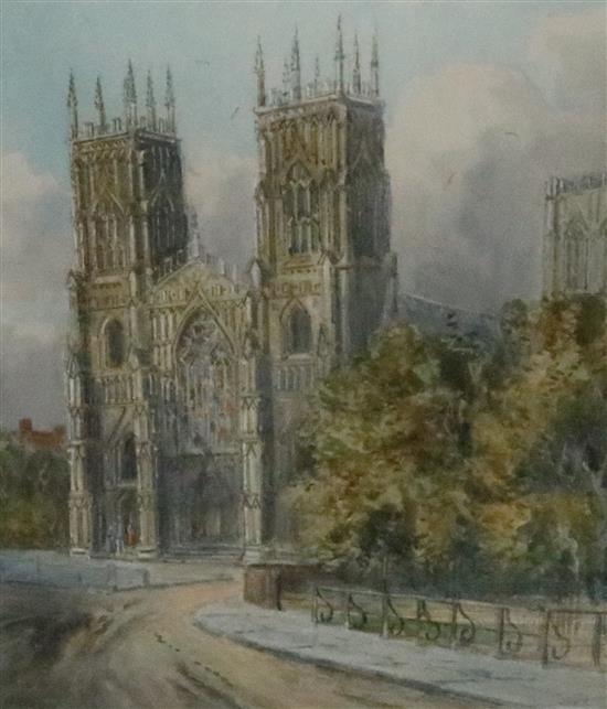 Watercolour of York Minster(-)